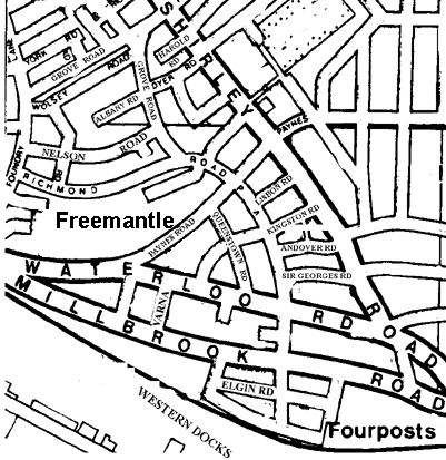50K gif Map of Freemantle